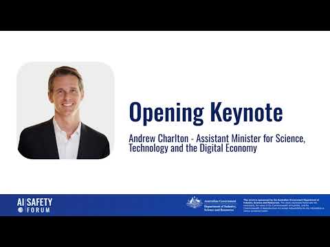 Opening Keynote from Assistant Minister for Science, Technology and the Digital Economy